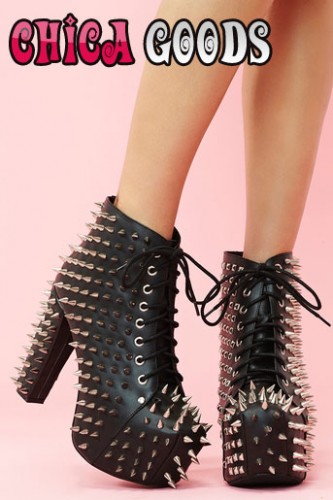 awesome spiked boots