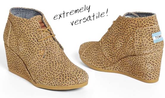 cheetah wedge shoes